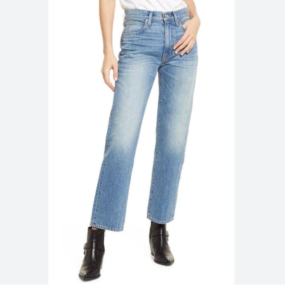 SLVRLAKE Sophie mid-rise straight-leg jeans 25